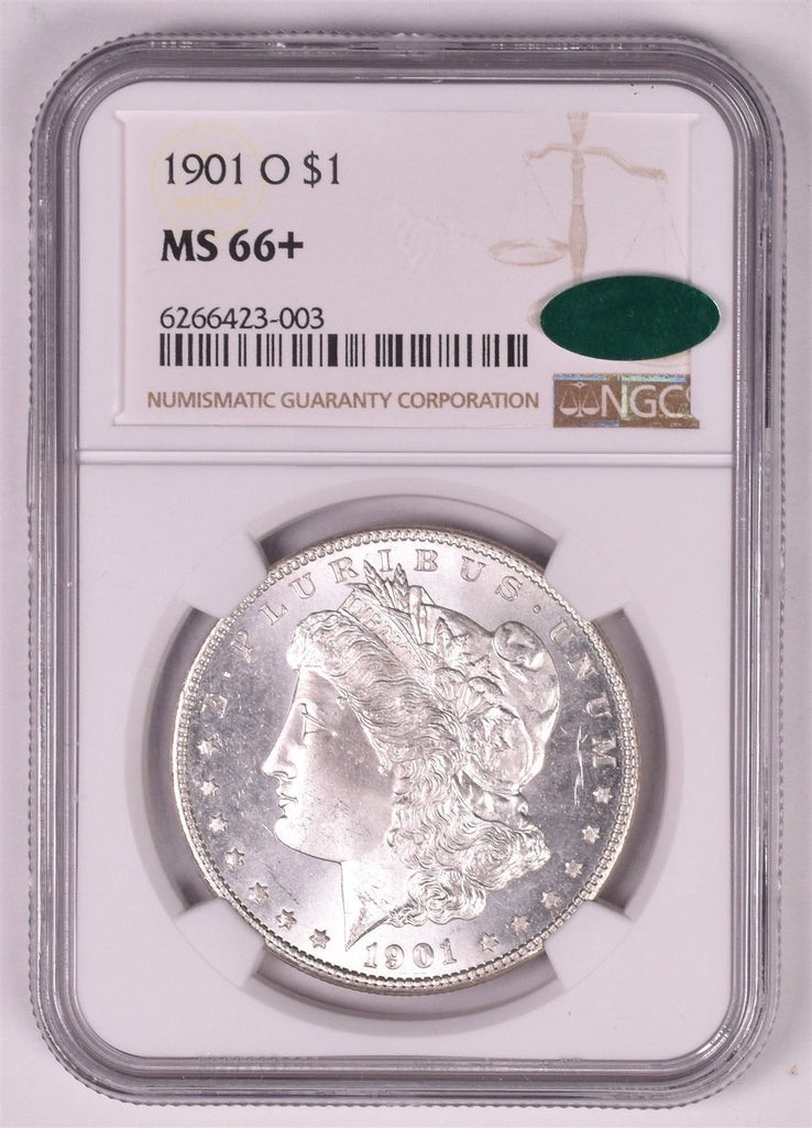 1901-O Morgan Silver Dollar - NGC MS66+ Plus CAC