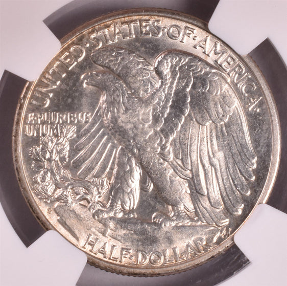 1923-S Walking Liberty Silver Half Dollar - NGC MS62