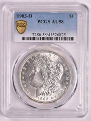 1903-O Morgan Silver Dollar - PCGS AU58