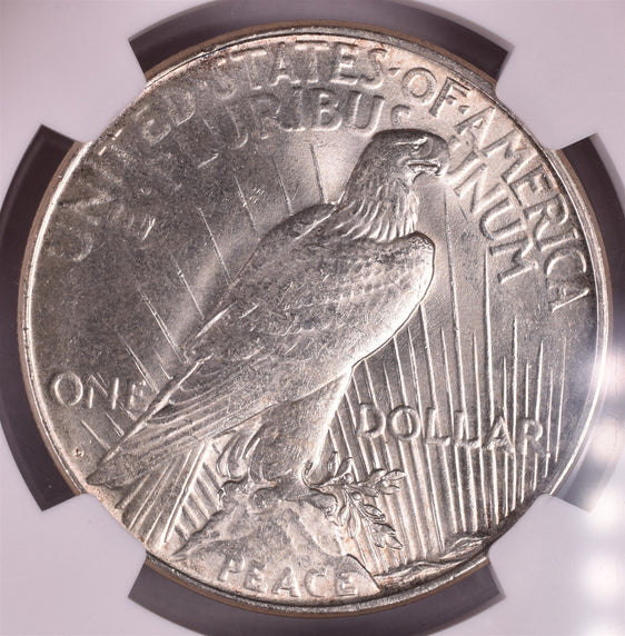 1923-D Peace Silver Dollar - NGC MS65