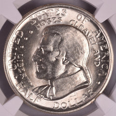 1936 Cleveland Commemorative Silver Half Dollar - NGC MS63