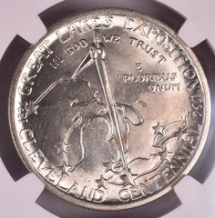 1936 Cleveland Commemorative Silver Half Dollar - NGC MS63