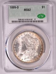 1889-O Morgan Silver Dollar - CAC MS62