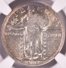 1921 Standing Liberty Silver Quarter - NGC AU55