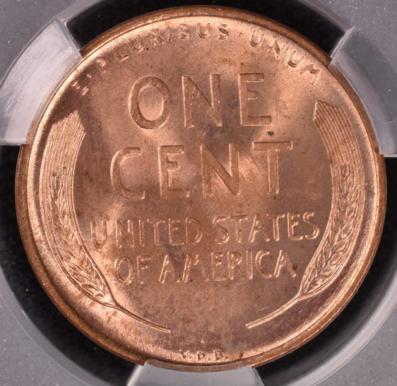 1909 VDB Lincoln Wheat Penny Cent - CAC MS Details