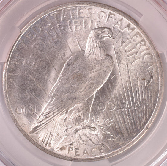 1923 Peace Silver Dollar - CAC MS62