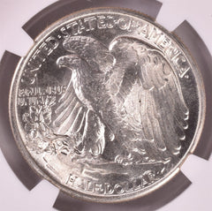 1939 Walking Liberty Silver Half Dollar - NGC MS65