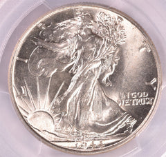 1944 Walking Liberty Silver Half Dollar - PCGS MS64 - Sight White