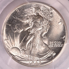 1944 Walking Liberty Silver Half Dollar - PCGS MS64 - Sight White