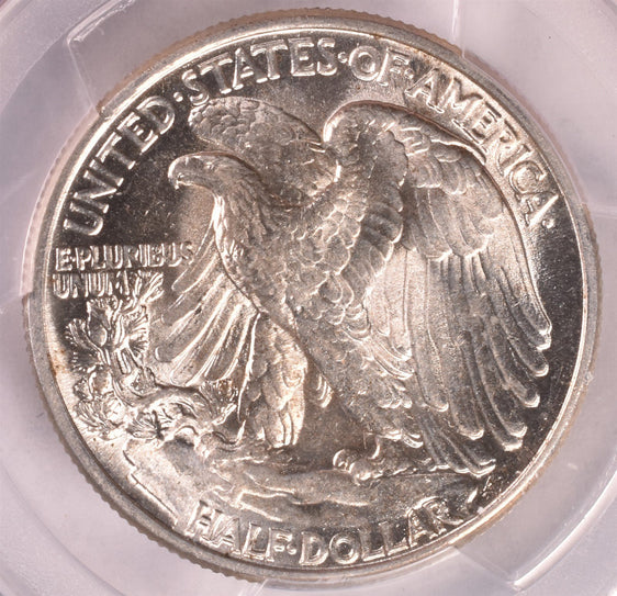 1944 Walking Liberty Silver Half Dollar - PCGS MS64 - Sight White