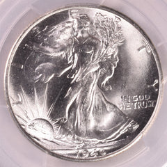 1946-S Walking Liberty Silver Half Dollar - PCGS MS66