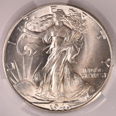 1946-D Walking Liberty Silver Half Dollar - CAC MS65