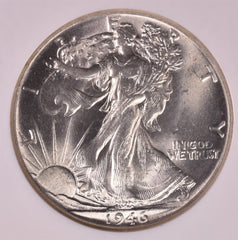 1946 Walking Liberty Silver Half Dollar - NGC MS64 - Sight White