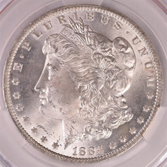 1884-O Morgan Silver Dollar - CAC MS64