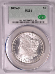 1885-O Morgan Silver Dollar - CAC MS64