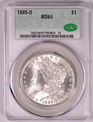 1885-O Morgan Silver Dollar - CAC MS64