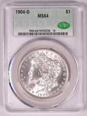 1904-O Morgan Silver Dollar - CAC MS64