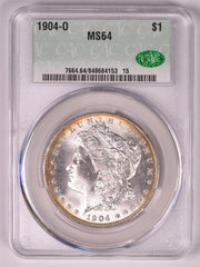 1904-O Morgan Silver Dollar - CAC MS64