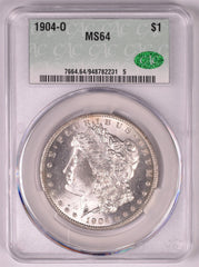 1904-O Morgan Silver Dollar - CAC MS64