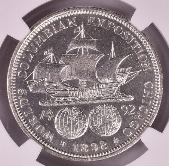 1892 Columbian Silver Half Dollar - NGC MS64 PL