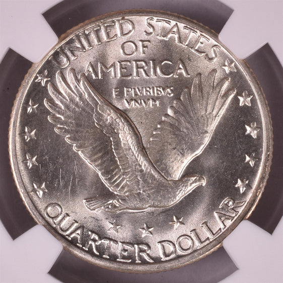 1929 Standing Liberty Silver Quarter - NGC MS64 FH