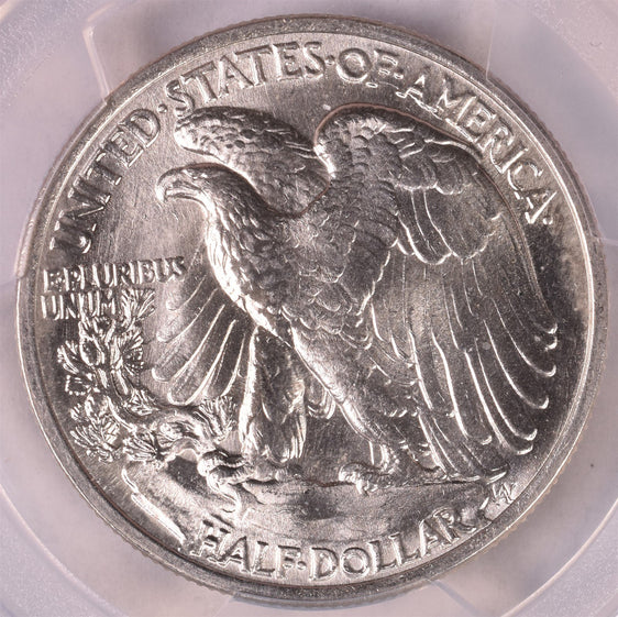 1939 Walking Liberty Silver Half Dollar - PCGS MS64 - PQ!