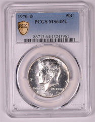 1970-D Kennedy Silver Half Dollar - PCGS MS64 PL