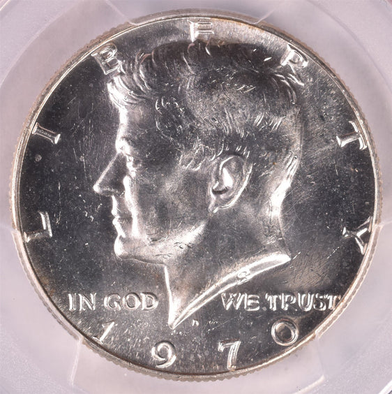 1970-D Kennedy Silver Half Dollar - PCGS MS64 PL