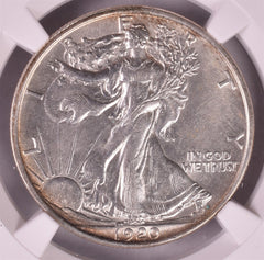 1920 Walking Liberty Silver Half Dollar - NGC AU55