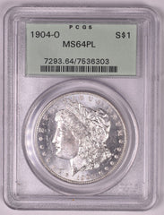 1904-O Morgan Silver Dollar - PCGS MS64 PL