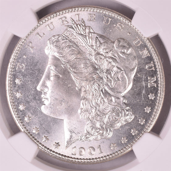 1901-O Morgan Silver Dollar - NGC MS66+ Plus CAC