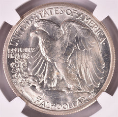 1942-S Walking Liberty Silver Half Dollar - NGC MS66