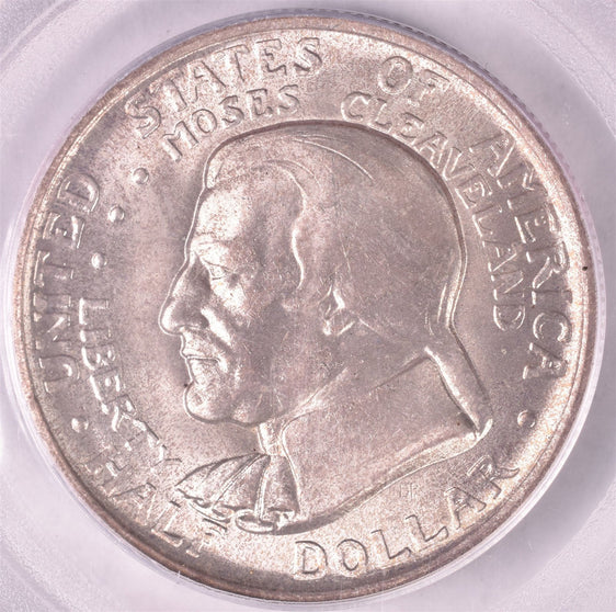 1935 Cleveland Commemorative Silver Half Dollar - PCGS MS65