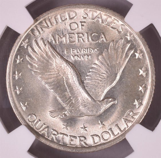 1923 Standing Liberty Silver Quarter - NGC MS64