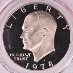 1978-S Eisenhower Dollar - PCGS PR70 DCAM - David Hall