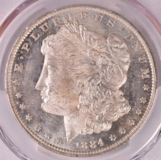 1884-O Morgan Silver Dollar - PCGS MS63 PL