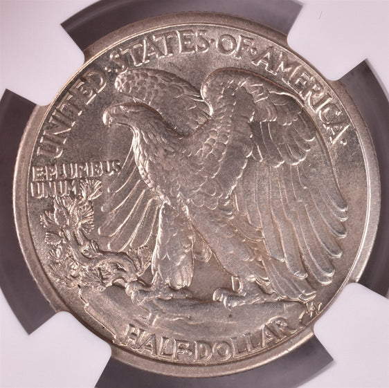 1916-S Walking Liberty Silver Half Dollar - NGC MS61
