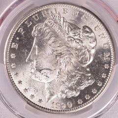 1890-S Morgan Silver Dollar - NGC MS63