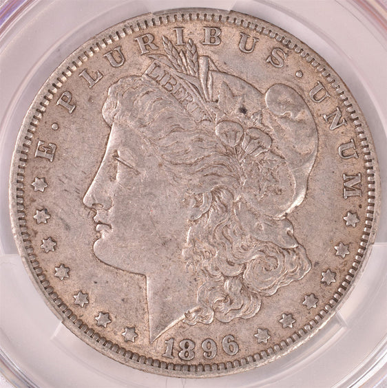 1896-O Morgan Silver Dollar - CAC XF40