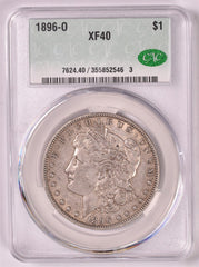 1896-O Morgan Silver Dollar - CAC XF40