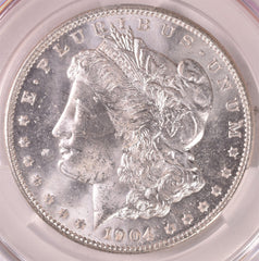 1904-O Morgan Silver Dollar - CAC MS63