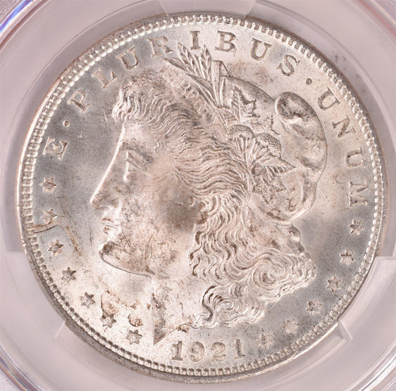 1921 Morgan Silver Dollar - CAC MS64