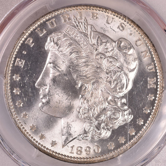 1890-O Morgan Silver Dollar - PCGS MS65