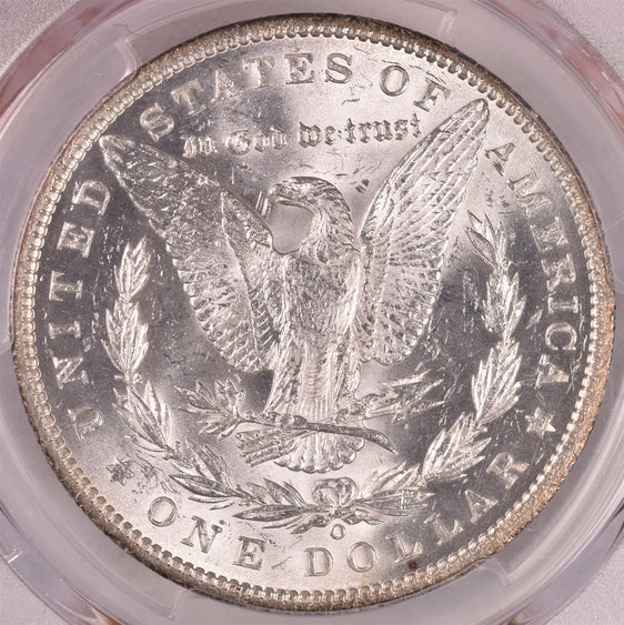 1890-O Morgan Silver Dollar - PCGS MS65