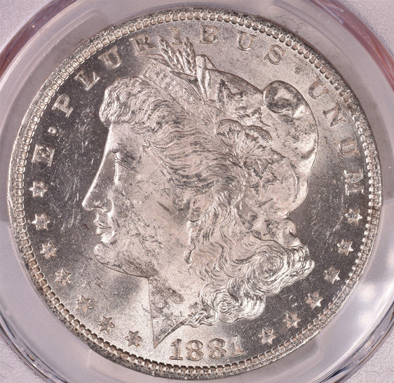 1881-O Morgan Silver Dollar - PCGS MS63