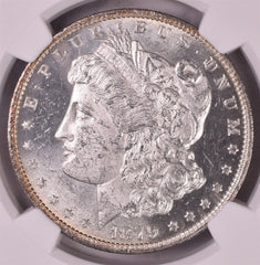 1879-O Morgan Silver Dollar - NGC MS63 - "Very Flashy Looks PL"