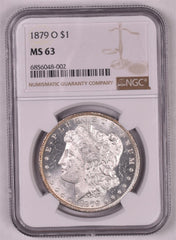 1879-O Morgan Silver Dollar - NGC MS63 - "Very Flashy Looks PL"