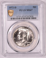 1972-D Kennedy Half Dollar - PCGS MS67