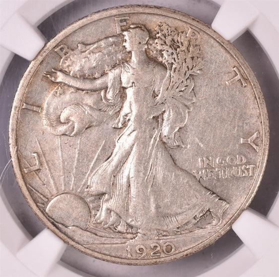 1920-S Walking Liberty Silver Half Dollar - NGC XF45