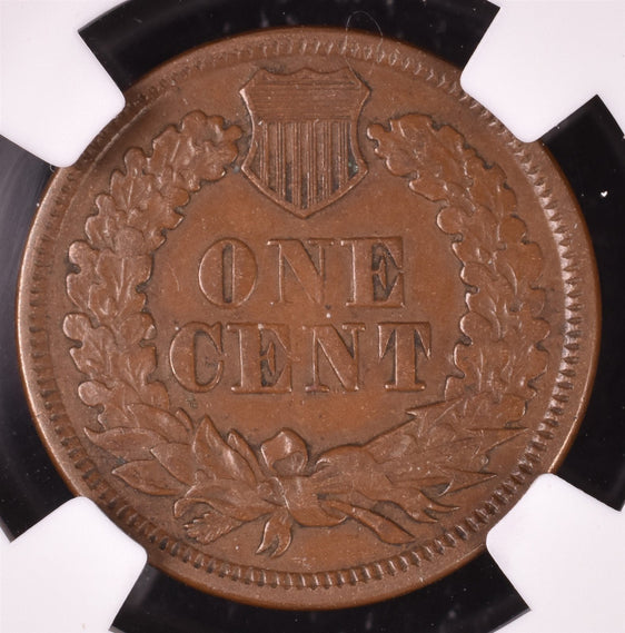 1869 Indian head Cent - NGC VF25 BN